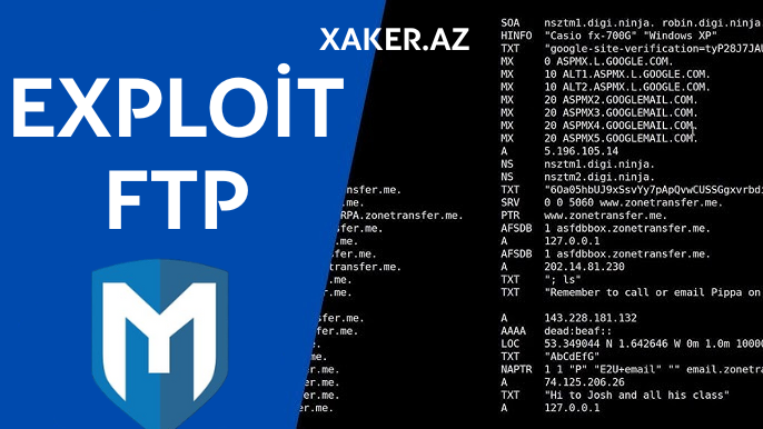 FTP exploit edilməsi