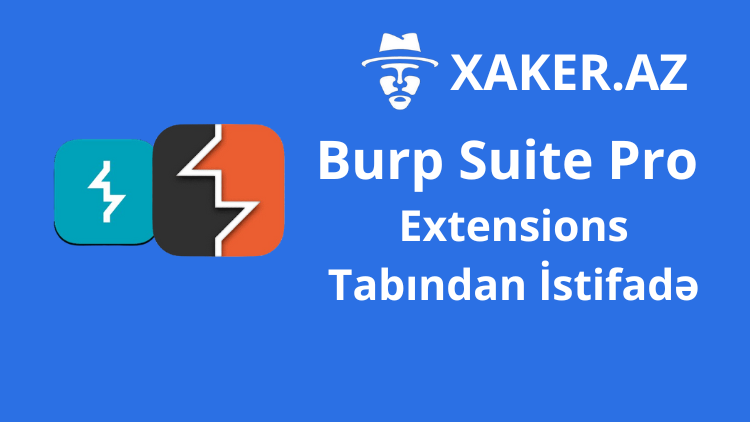 Burp Suite Pro Extensions tabndan istifadə