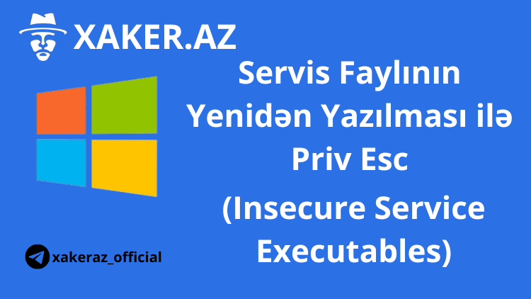 Servis Faylının Yenidən Yazılması ilə Priv Esc