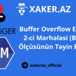 Buffer Overflow Exploitin 2-ci Mərhələsi (Bufferin Ölçüsünün Təyin Edilməsi)