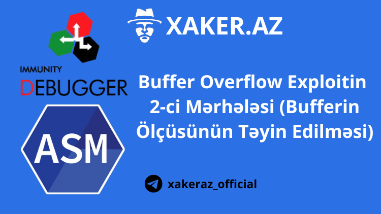 Buffer Overflow Exploitin 2-ci Mərhələsi (Bufferin Ölçüsünün Təyin Edilməsi)