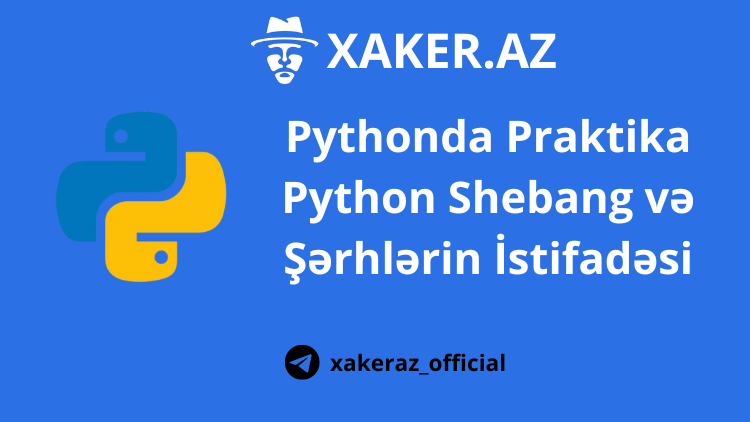 Pythonda Praktika, Python Shebang və Şərhlərin İstifadəsi