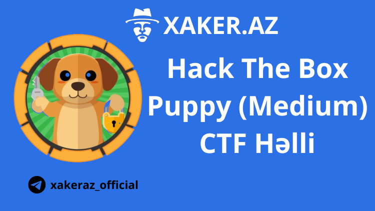 Hack The Box Puppy (Medium) CTF Həlli