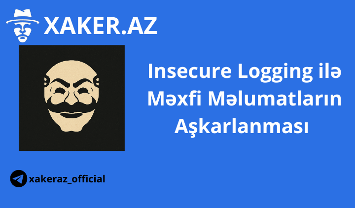 Insecure Logging ilə Məxfi Məlumatların Aşkarlanması (AllSafe.apk)